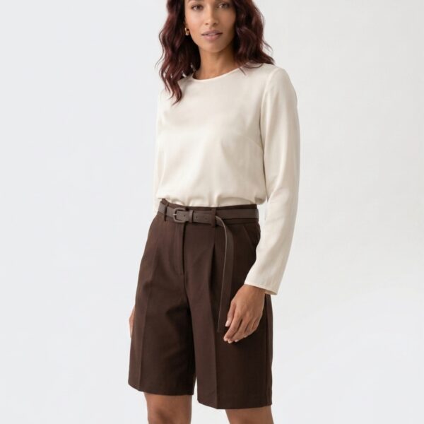 Elegant Mocha Shorts“