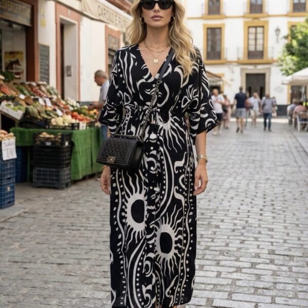 Maxikleid Schwarz