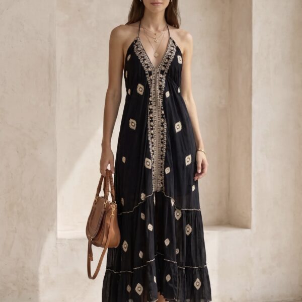 Maxi Kleid Schwarz