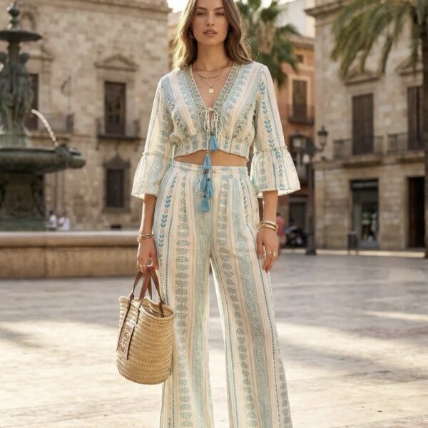 Handmade Boho-Zweiteiler – Sommer-Set