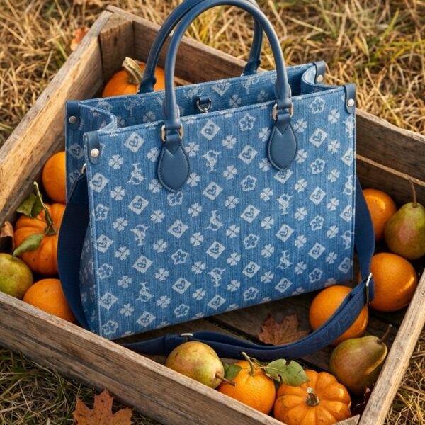 Denim Chic Shopper – Jeans Look